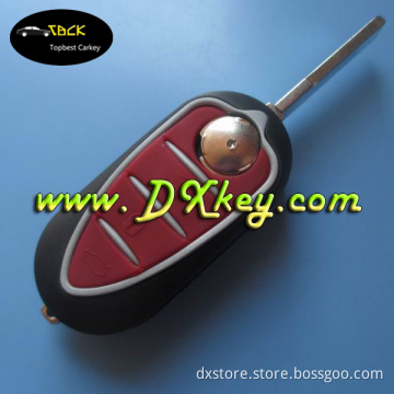 Good price flip remoe key shell with 3 buttons key for car alfa romeo alfa romeo key
